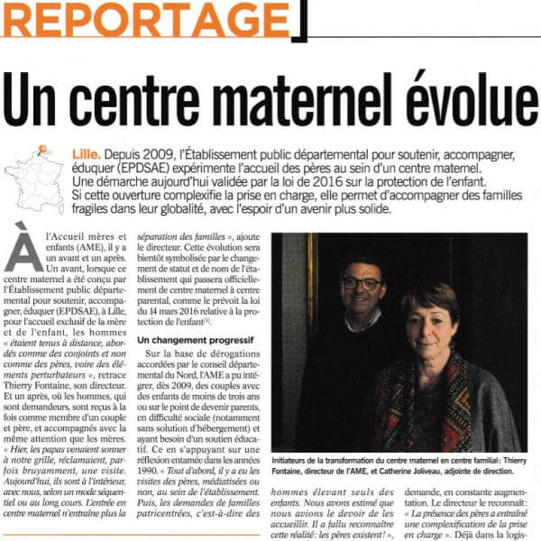 Affiche un centre maternelle évolue