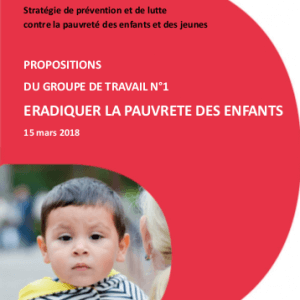 Affiche lutte contre la pauvreté des enfants