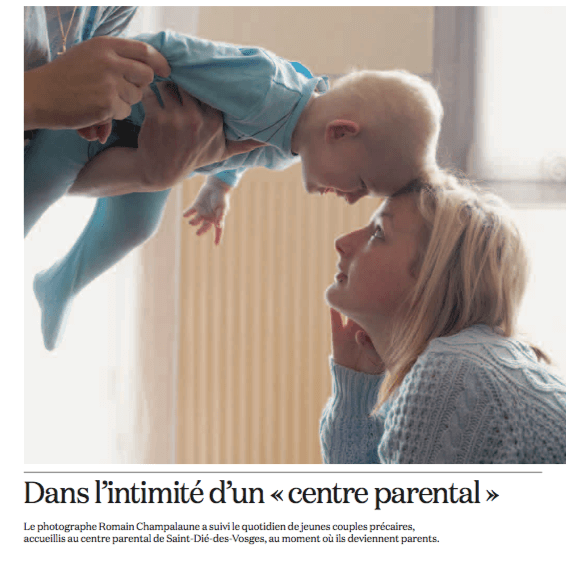 Affiche dans l'intimité d'un centre parental