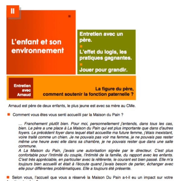 Affiche témoignage d'un père